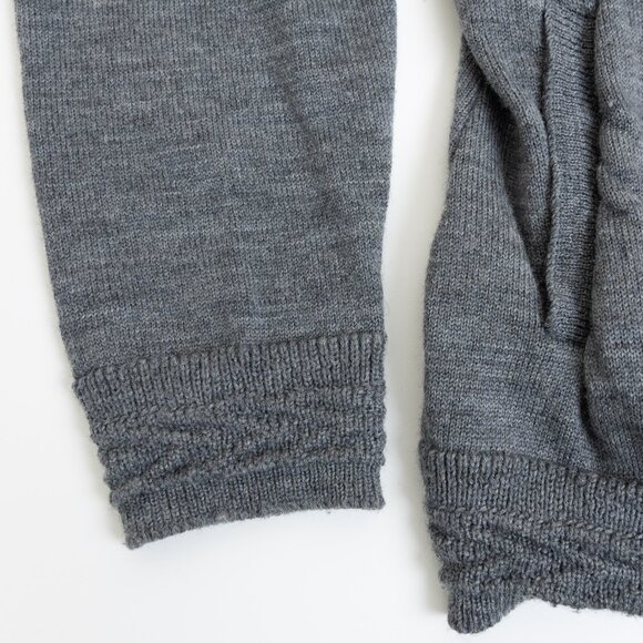 Outclass Shawl Collar Cardigan Gray Wool Blend Pockets Large - Picture 8 of 13